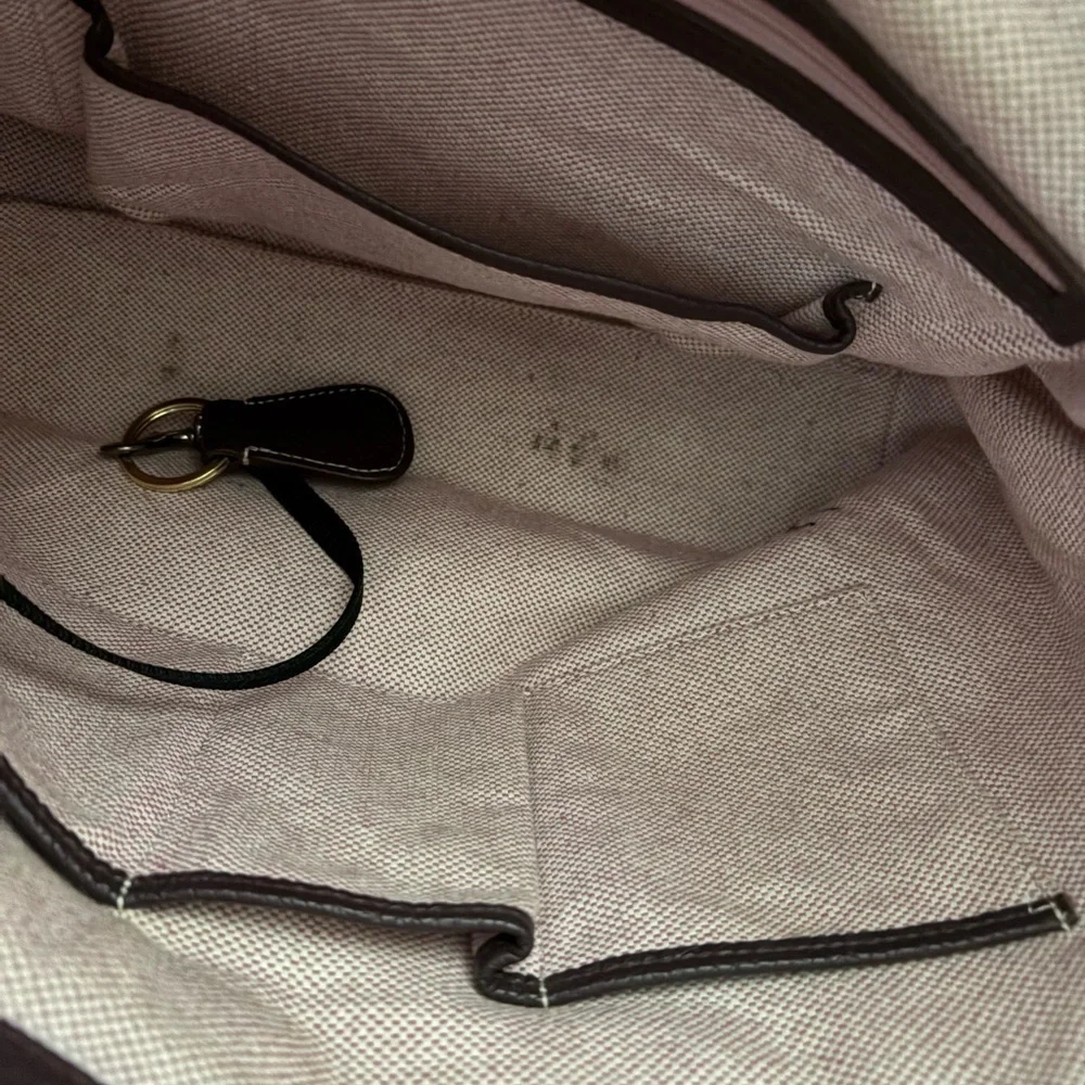 Dooney & Bourke Burgundy Pebble Leather Logo Lock Large Hobo Bag with COA